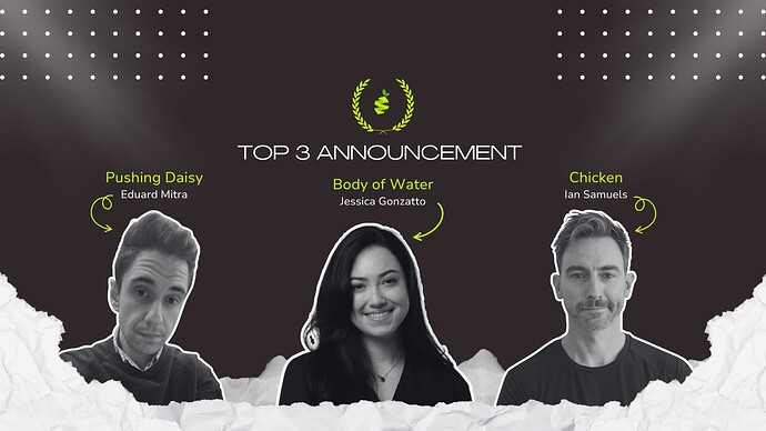 Email Graphics - Top 3 Announcement